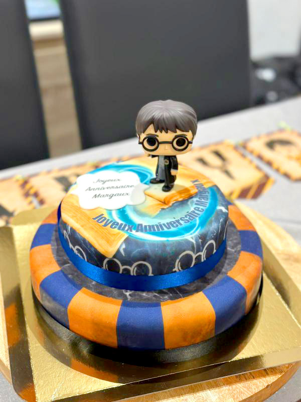 Harry Potter® sur gâteau Aigle à 2 étages