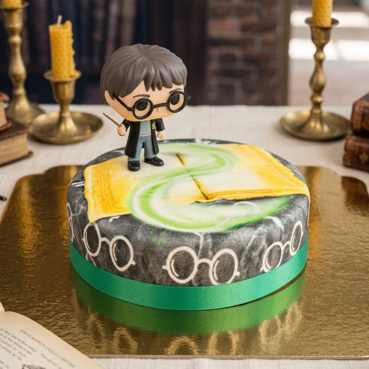 Harry Potter® sur gâteau Magique vert