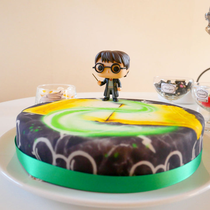 Harry Potter® sur gâteau Magique vert