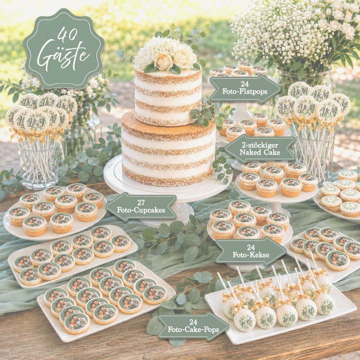 Formule clé en main : Gâteau de mariage & Sweet Table