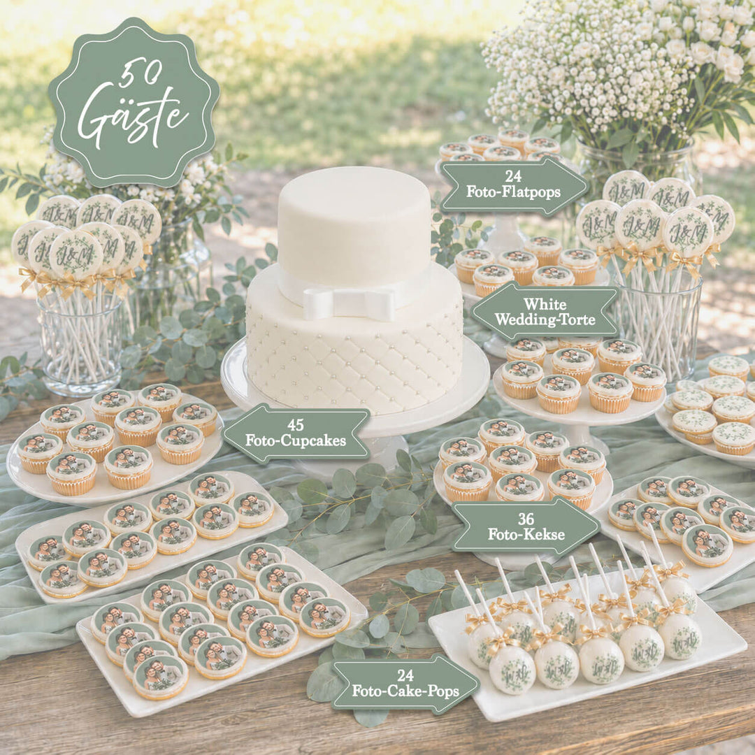 Formule clé en main : Gâteau de mariage & Sweet Table