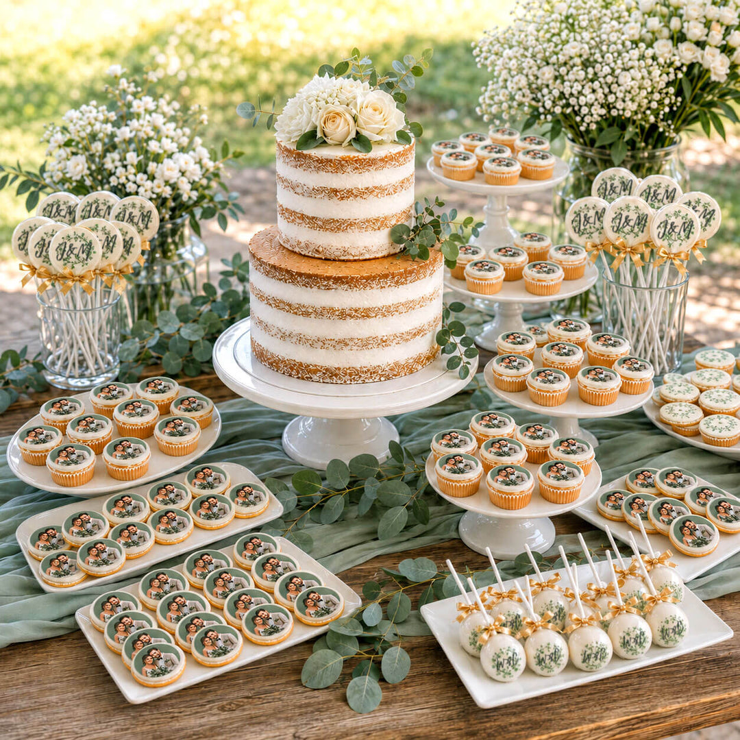 Formule clé en main : Gâteau de mariage & Sweet Table