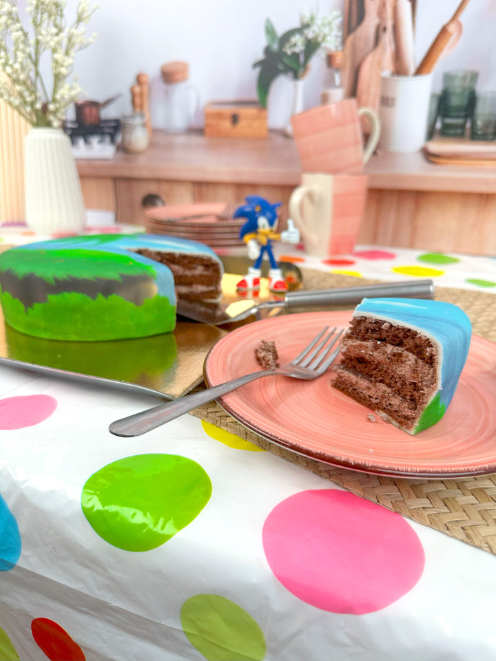 Figurine Sonic® sur gâteau île