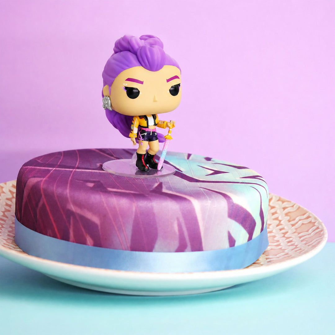 Figurine KPop Demon Hunters® sur gâteau