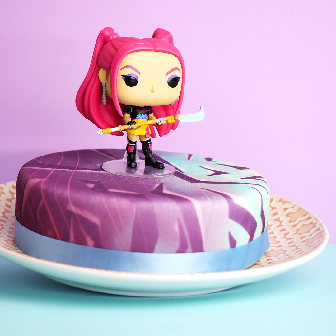 Figurine KPop Demon Hunters® sur gâteau