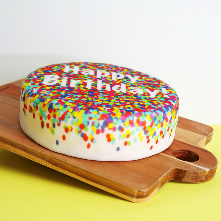 Gâteau confettis