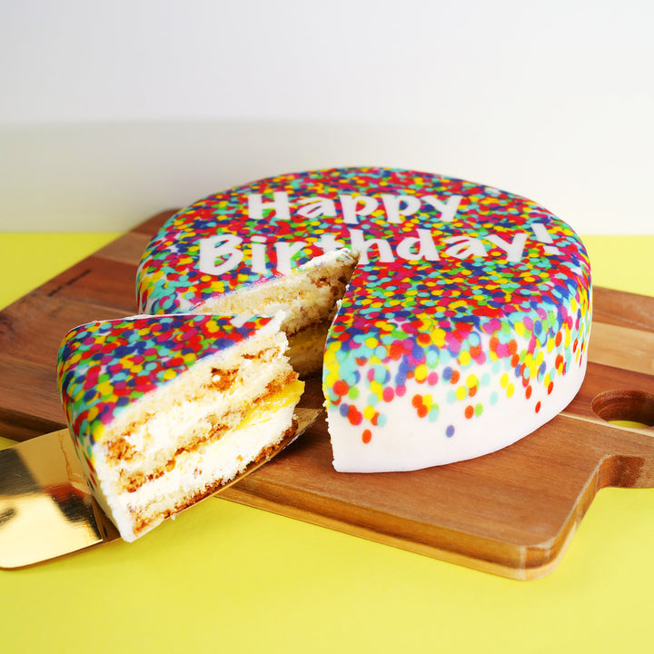 Gâteau confettis