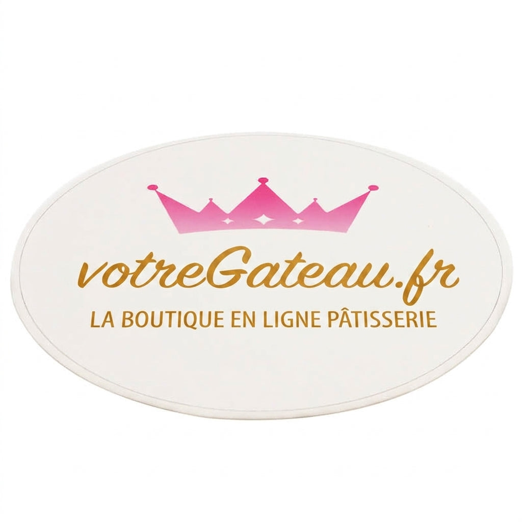 Feuille en pâte d’amande ronde - 50 cm (à partir d'1 pièce)