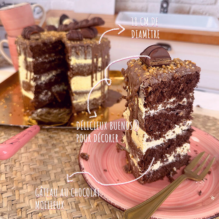 Gâteau avec barres kinder bueno® 