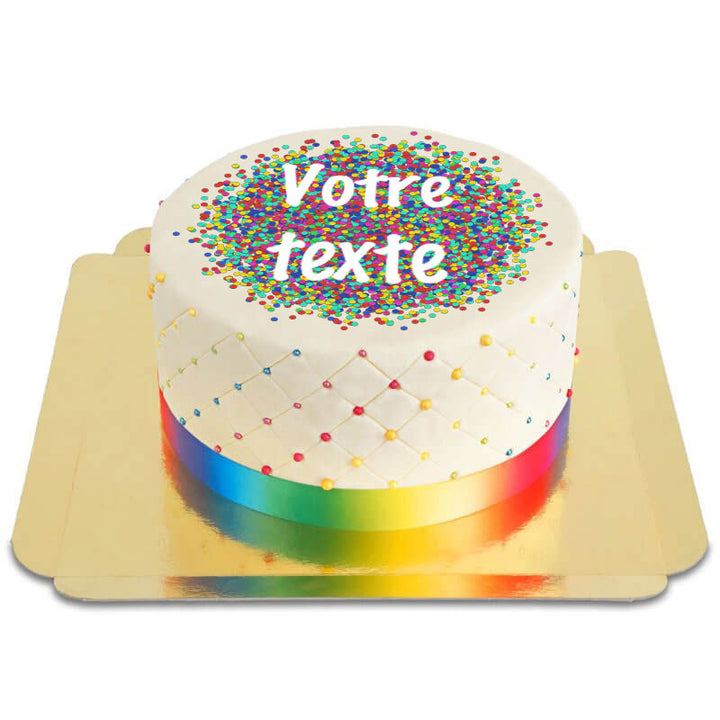 Gâteau confettis Deluxe
