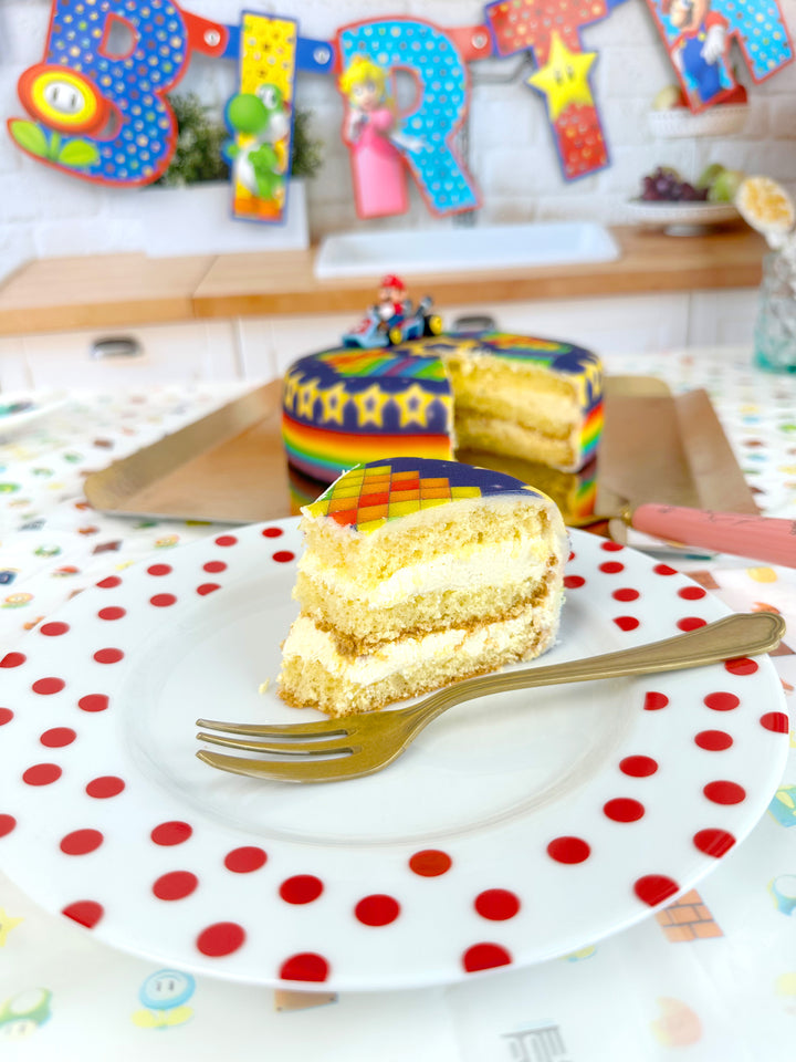 Mario Kart® sur gâteau Route aux étoiles