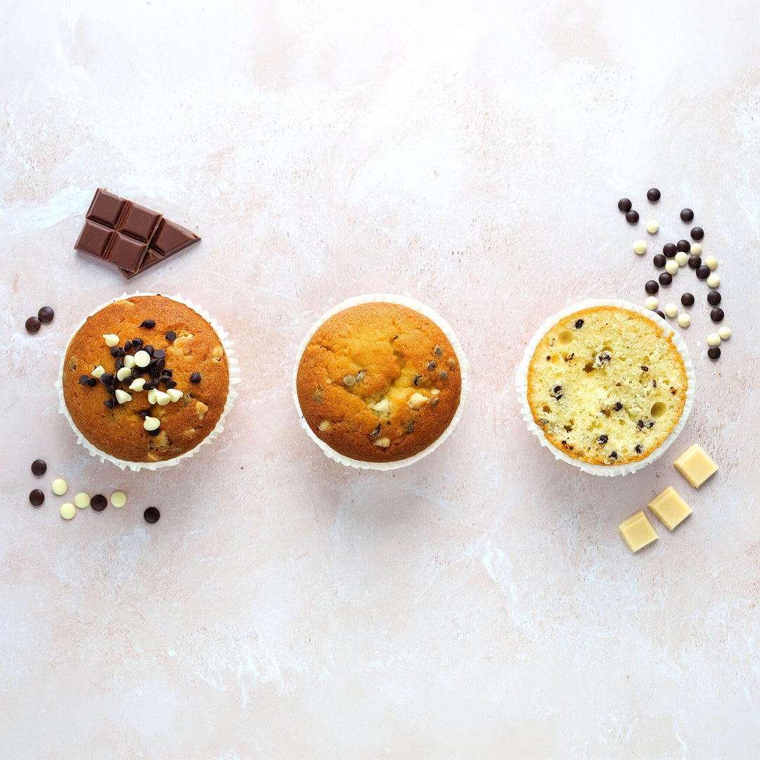 Muffins aux éclats de chocolat (9 pièces)