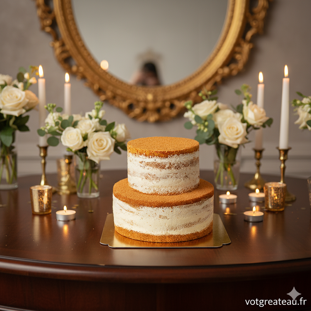 Naked Cake à 2 étages