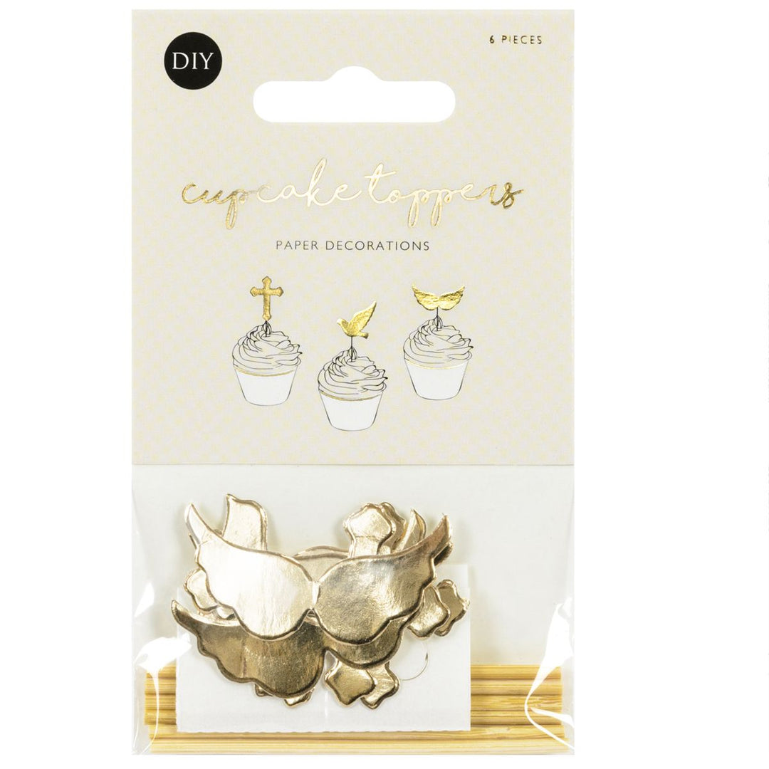 Cupcake Topper Kommunion Set 6-teilig