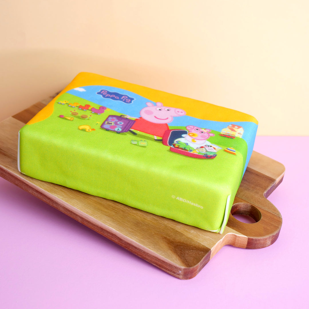Gâteau Peppa Pig fait ses valises