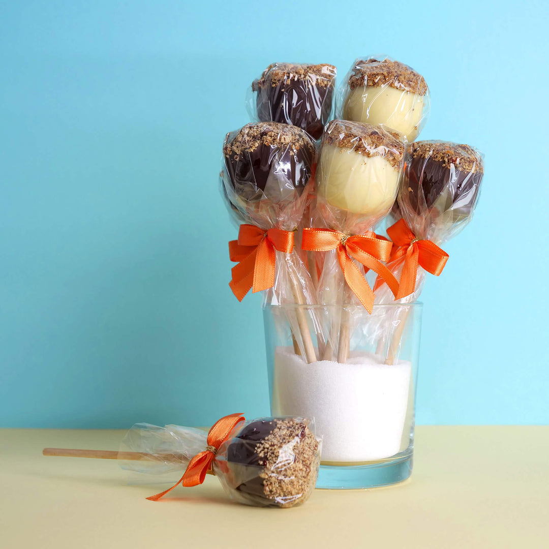 Cake-Pops Citrouilles (12 pièces)