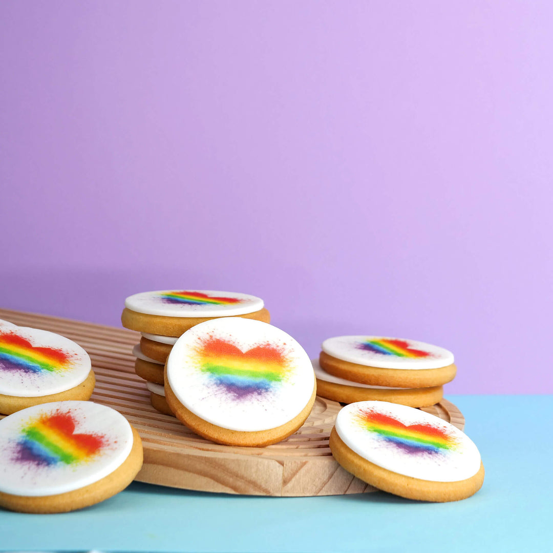 Biscuits arc-en-ciel (12 pièces)