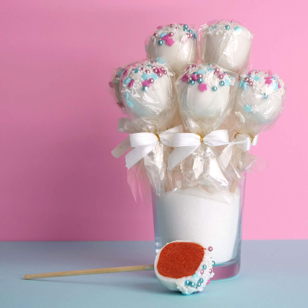 Cake-Pops Gender Reveal  - C'est une fille ! (12 pièces)