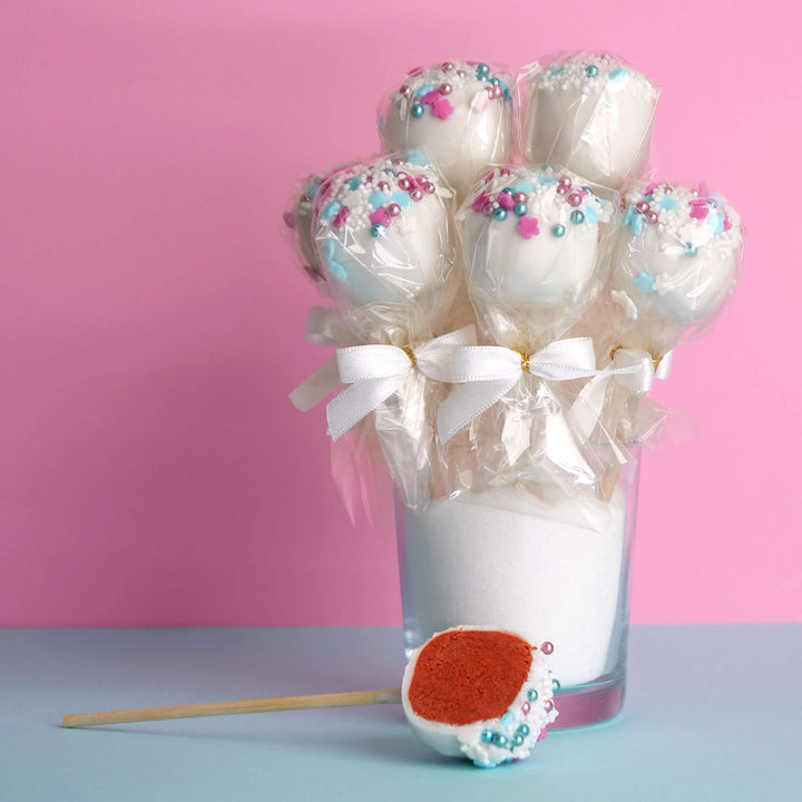 Cake-Pops Gender Reveal  - C'est une fille ! (12 pièces)