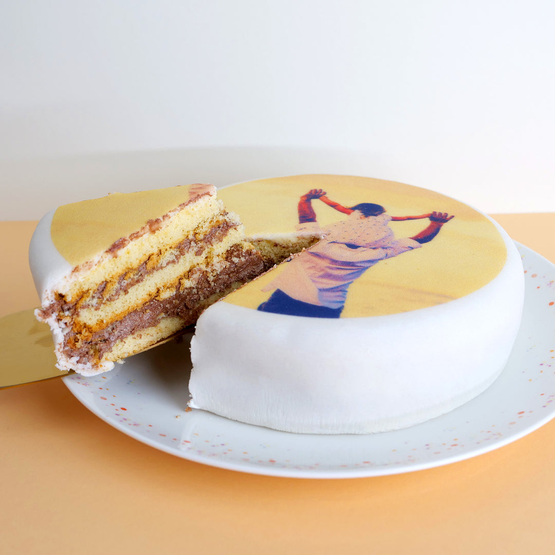 Gâteau photo rond