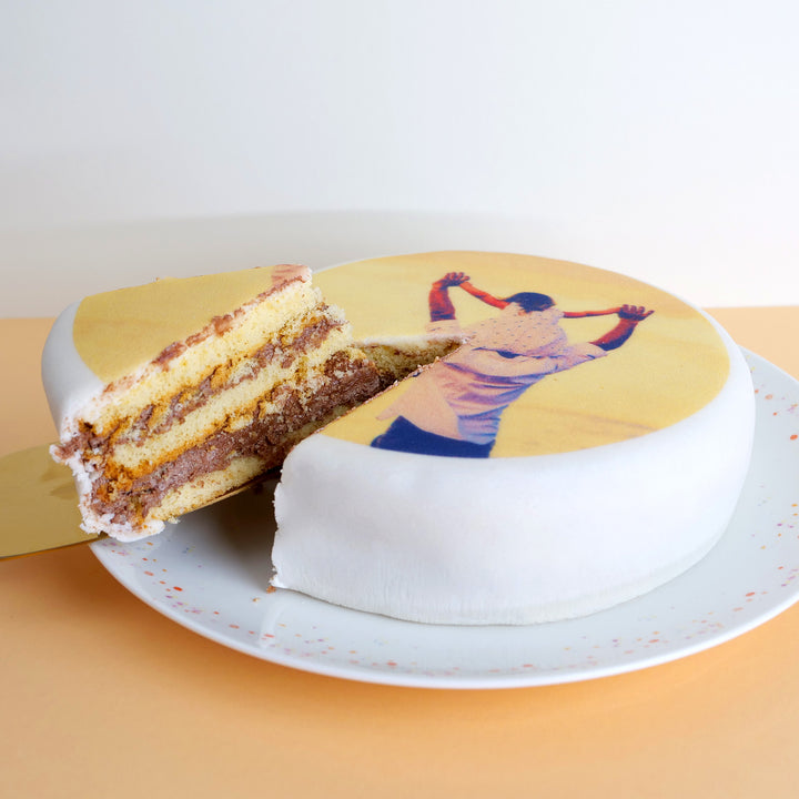 Gâteau photo rond