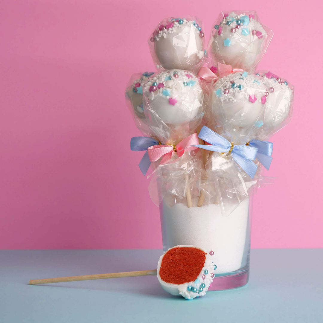 Cake-Pops Gender Reveal surprise - C'est une fille ! (12 pièces)
