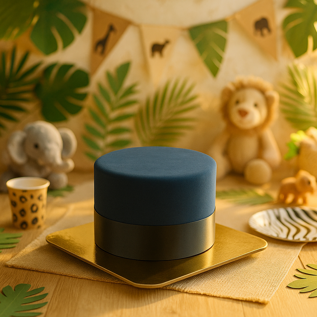 Gâteau Deluxe noir avec ruban