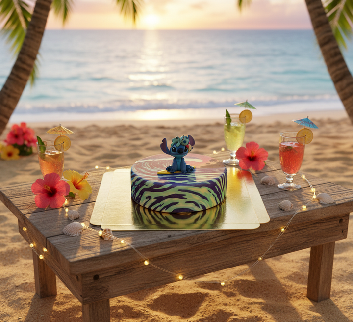 Stitch® sur gâteau surf