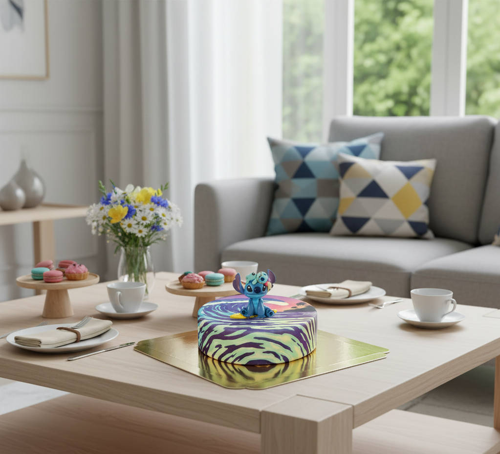 Stitch® sur gâteau surf