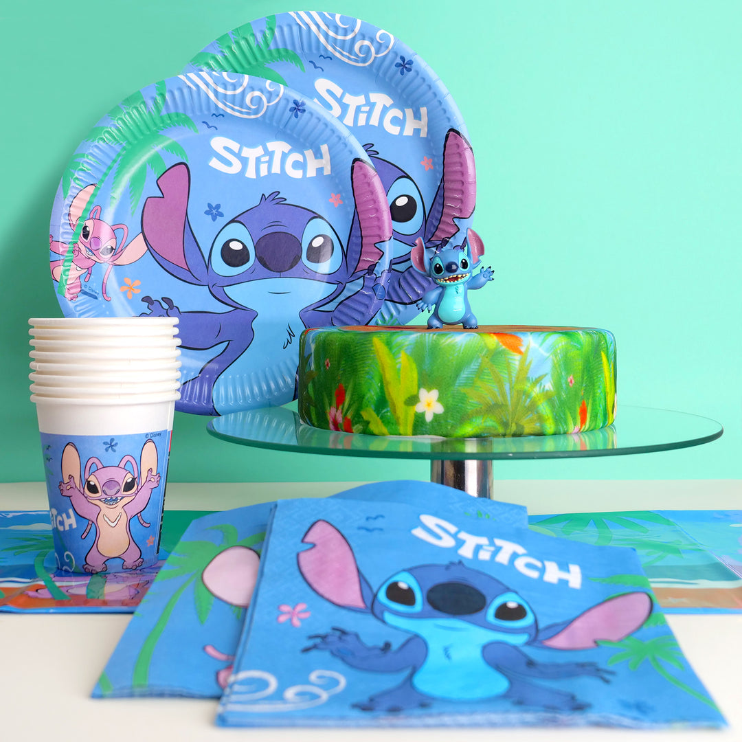 Kit d'anniversaire Stitch® (gâteau inclus)