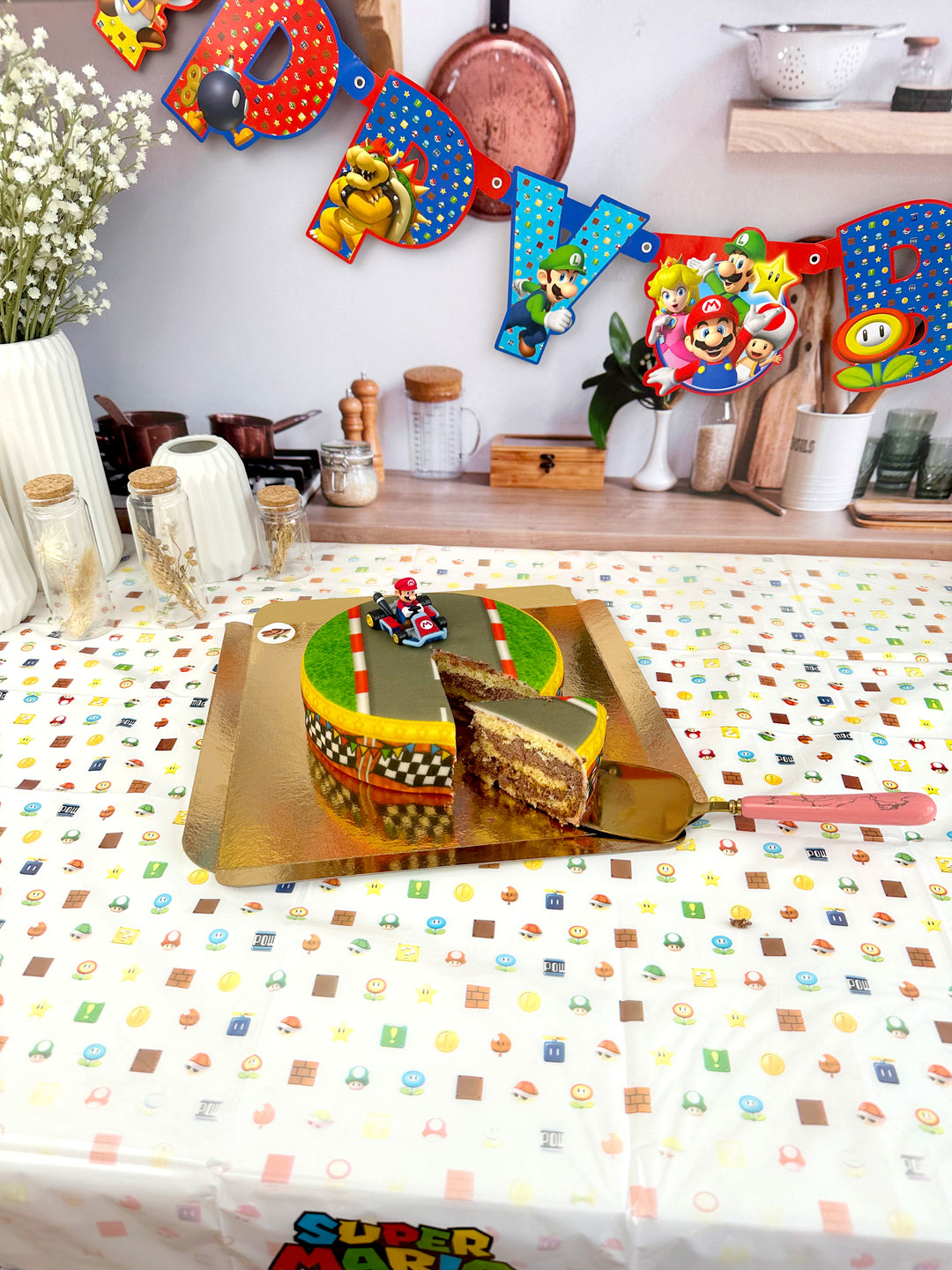 Mario Kart® sur gâteau Grand Prix