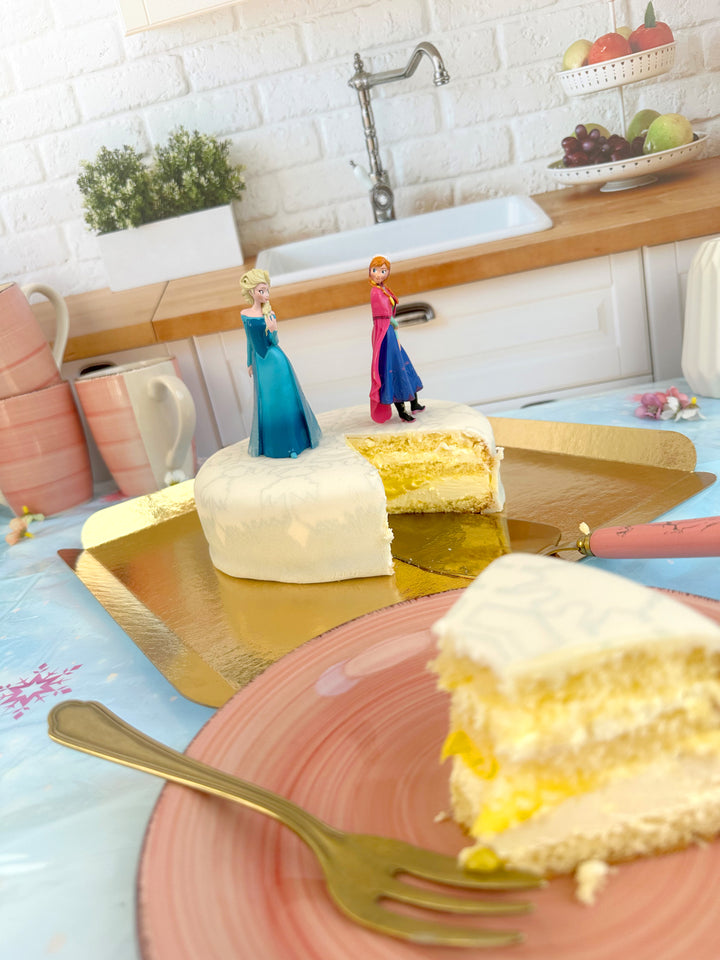 Gâteau figurines Anna & Elsa de la Reine des Neiges® 