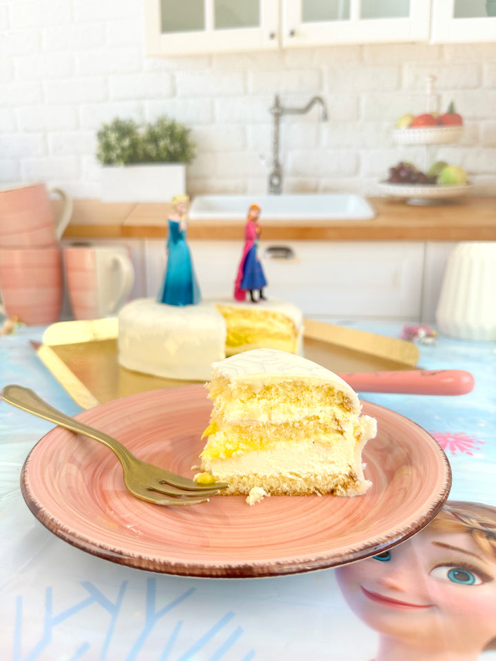 Gâteau figurines Anna & Elsa de la Reine des Neiges® 