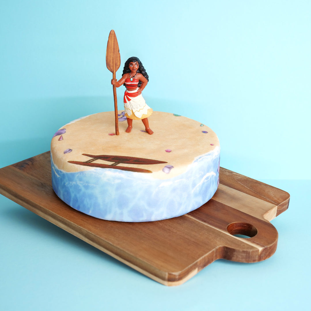 Vaiana® sur gâteau île