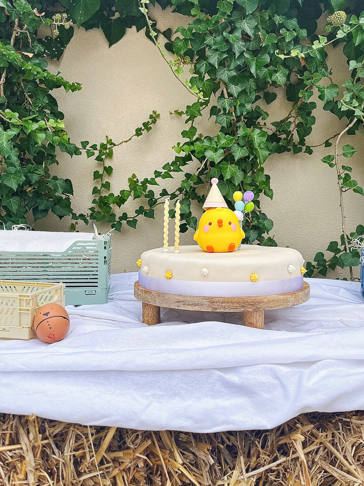 Gâteau Blanc avec Ruban