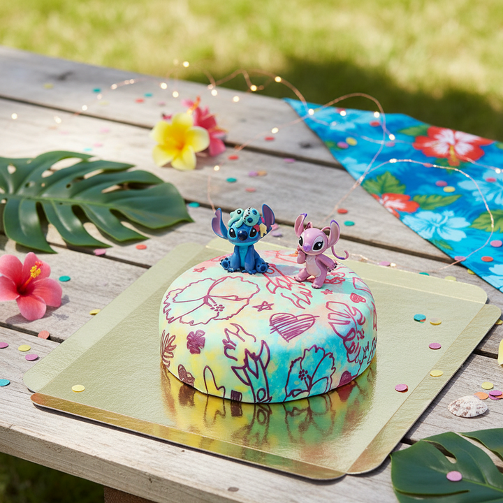 Angel & Stitch® sur gâteau