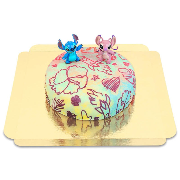 Angel & Stitch® sur gâteau