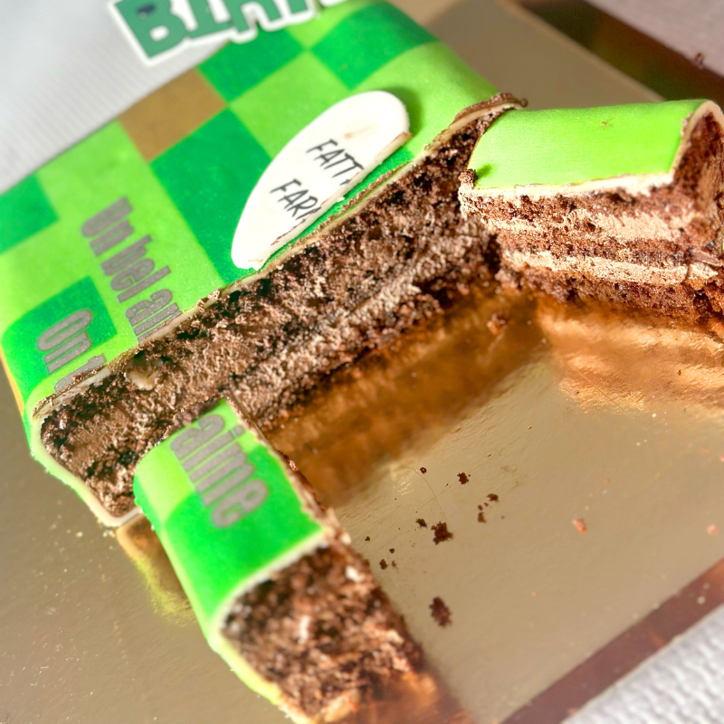 Figurine Minecraft® sur gâteau « monde des jeux »