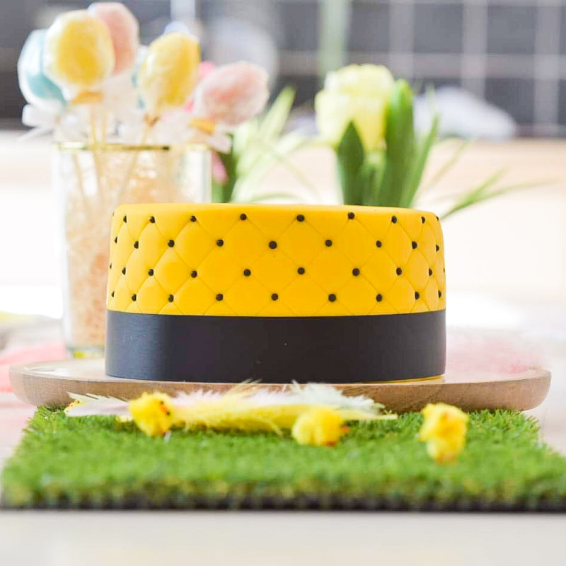 Gâteau Deluxe jaune - double hauteur 