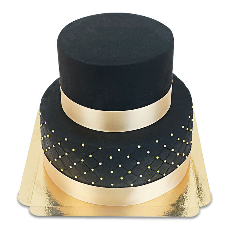 Gâteau de mariage noir "Black Wedding"