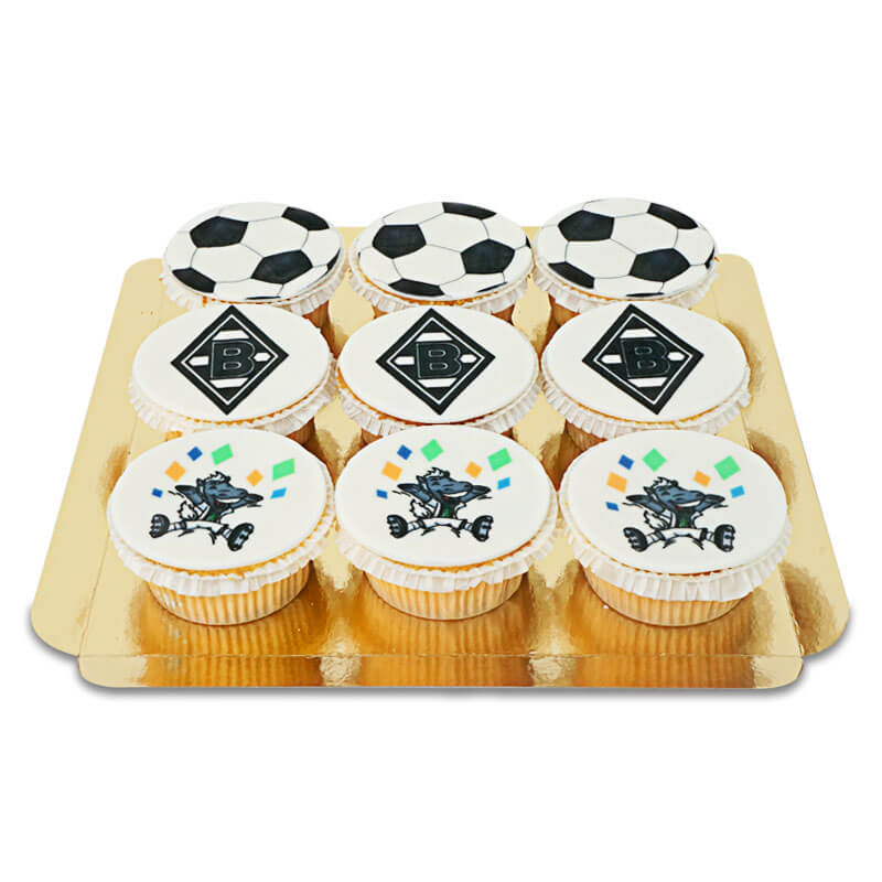 Assortiment de Cupcakes Borussia Mönchengladbach (9 pièces)