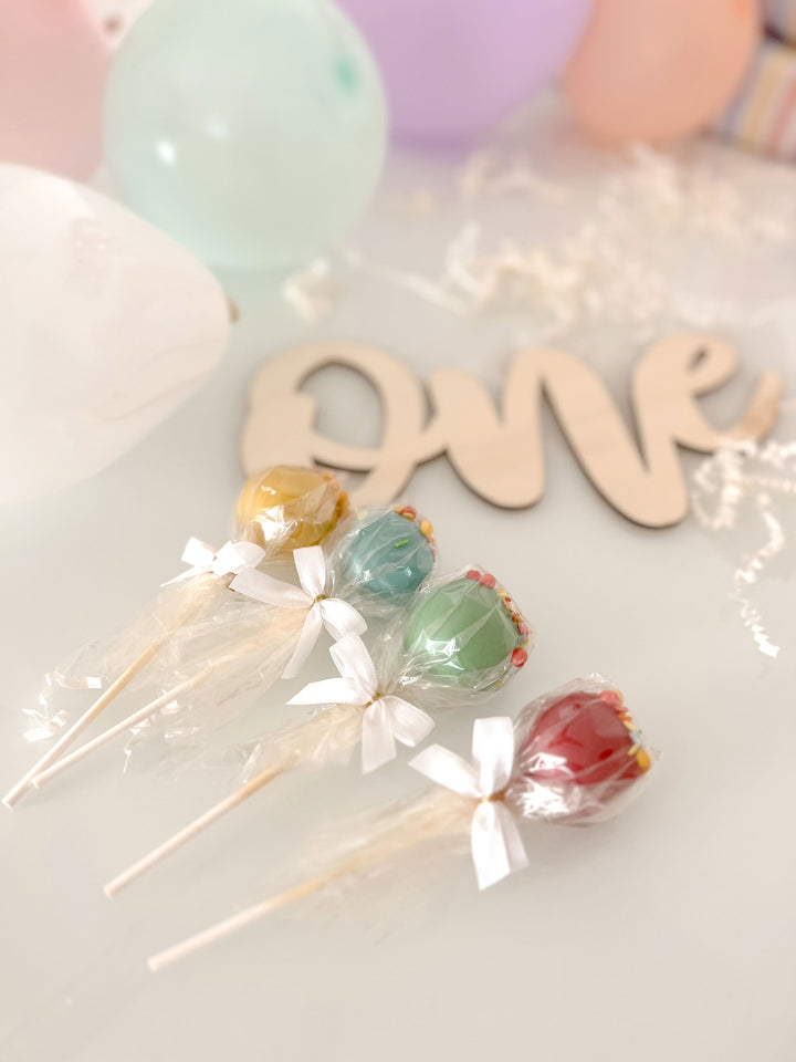 Cake-Pops colorés avec Vermicelles (12pièces)