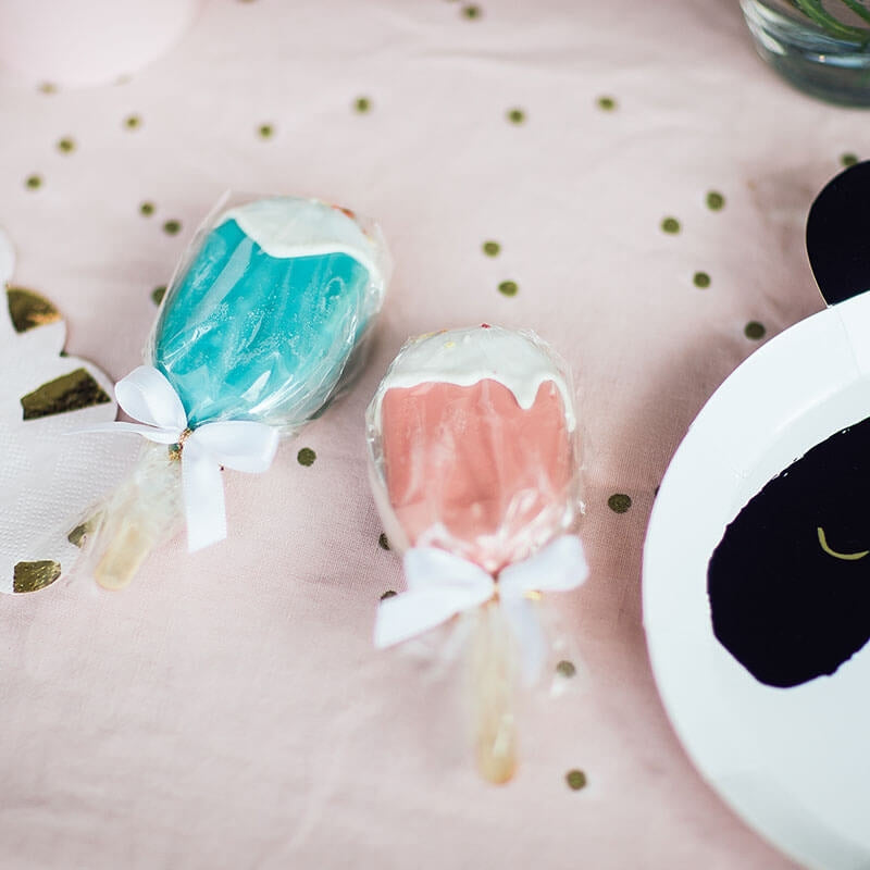 Cake-Pops Crème Glacée couleurs pastel (10 pièces)