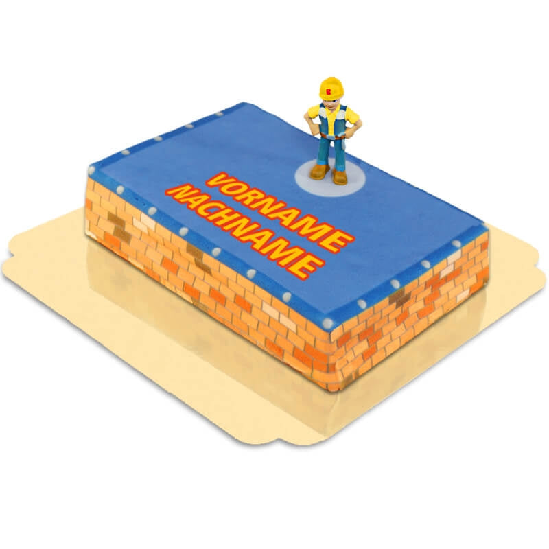 Bob le bricoleur® sur son gâteau chantier