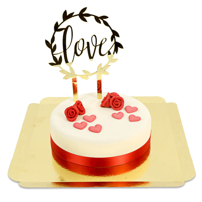 Set de décorations rouge Saint Valentin