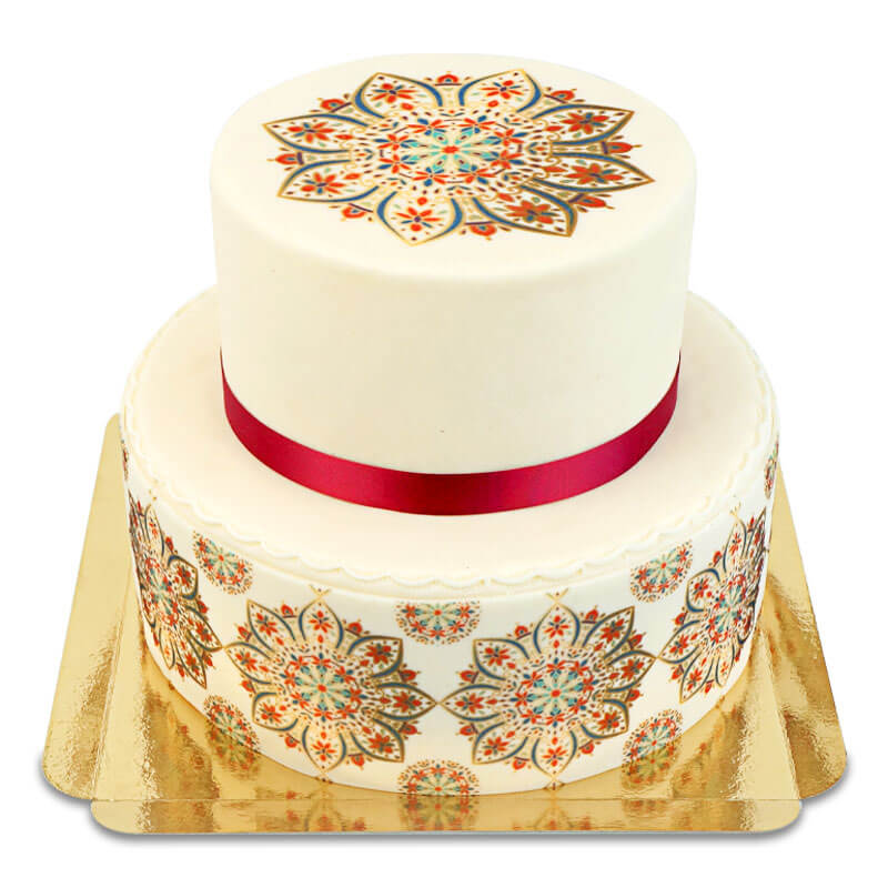 Gâteau Mandala Deluxe 2 étages