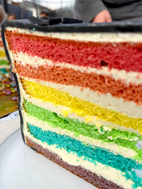 Gâteau Deluxe noir avec ruban