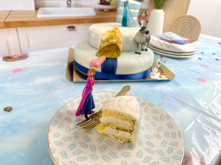 La Reine des Neiges® et ses compagnons sur gâteau