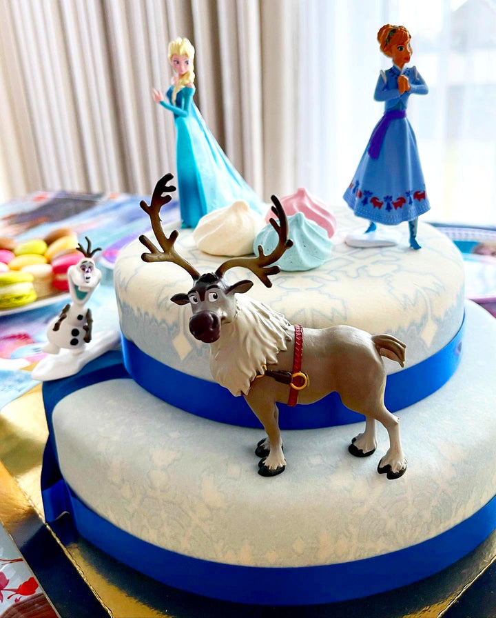 La Reine des Neiges® et ses compagnons sur gâteau