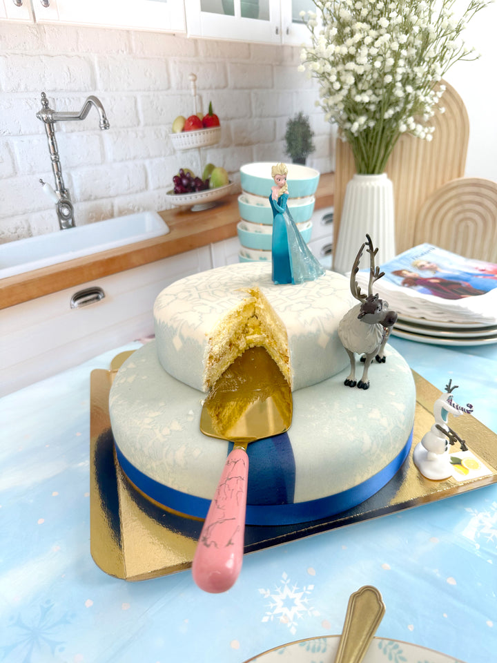 La Reine des Neiges® et ses compagnons sur gâteau